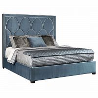 кровать двуспальная 180х200 голубая petals queen в Дзержинске