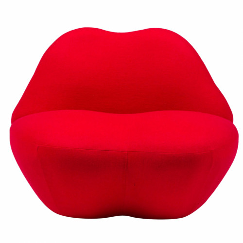 кресло губы heller kiss красный кашемир в Дзержинске