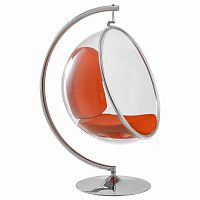 кресло bubble chair with stand оранжевое в Дзержинске