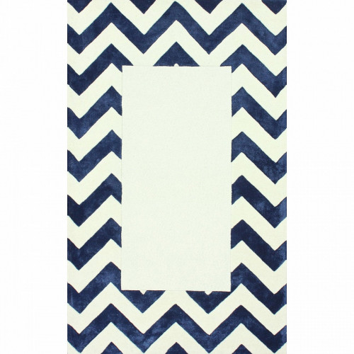 ковер zig zag синий с квадратом 120х180 в Дзержинске