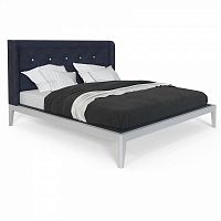 кровать двуспальная 160x200 темно-синяя fly soft new в Дзержинске