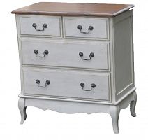 комод квадратный mobilier de maison белый, коричневый в Дзержинске