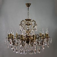подвесная люстра ambiente alicante 8888/12 pb new leaf бронза в Дзержинске