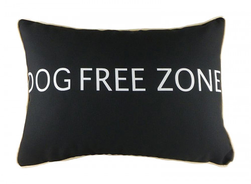 подушка с надписью dog free zone в Дзержинске