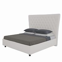 кровать двуспальная 180х200 бежевая из велюра quicksand в Дзержинске