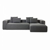 диван blok sofa 3 правый угол темно-серый от la forma (ex julia grup) в Дзержинске