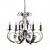 люстра 4962/6_v0580 от mm lampadari коричневая в Дзержинске