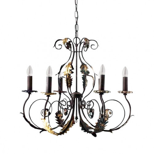 люстра 4962/6_v0580 от mm lampadari коричневая в Дзержинске