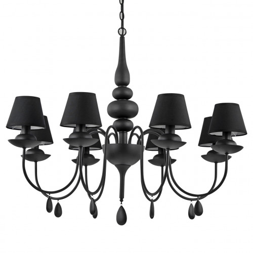 подвесная люстра ideal lux blanche sp8 nero в Дзержинске