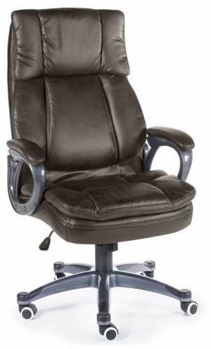 кресло для руководителя norden chairs мэдисон, обивка: искусственная кожа, цвет: экокожа темно-коричневая в Дзержинске