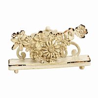 подставка для визиток pewter flower белая в Дзержинске