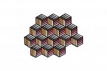 ковер parquet hexagon orange 203x153 от gan в Дзержинске