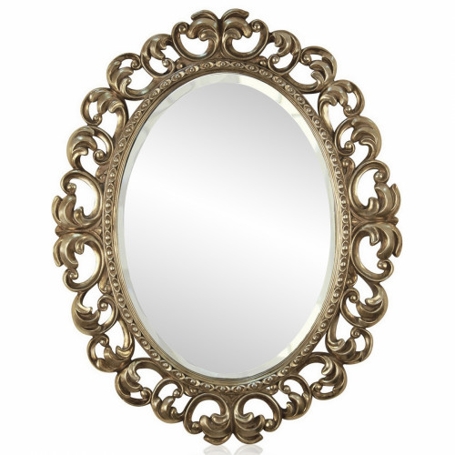 овальное зеркало настенное золото шербур florentine silver/98 в Дзержинске