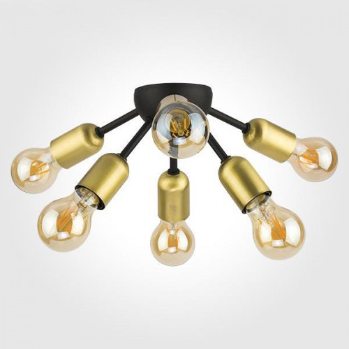потолочная люстра tk lighting 1467 estrella black в Дзержинске
