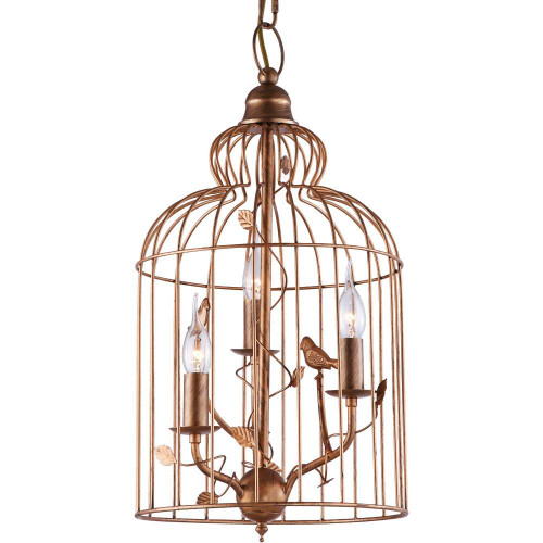 подвесная люстра arte lamp gabbia a1865sp-3bg в Дзержинске
