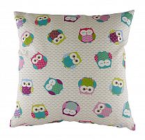 подушка с принтом owl print pink в Дзержинске