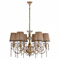 подвесная люстра crystal lux alegria sp6 gold-brown в Дзержинске