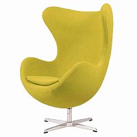 кресло egg chair оливковое в Дзержинске