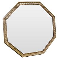 зеркало восьмиугольное золотое с резьбой golden light в Дзержинске