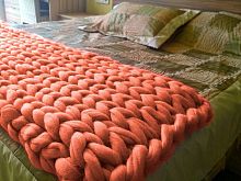 плед нежность коралловый малый в Дзержинске