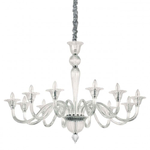 подвесная люстра ideal lux brigitta sp12 trasparente в Дзержинске