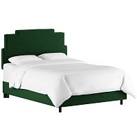 кровать двуспальная 180х200 зеленая paxton emerald velvet в Дзержинске