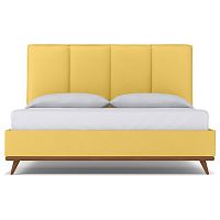 кровать двуспальная 180х200 желтая carter gold в Дзержинске