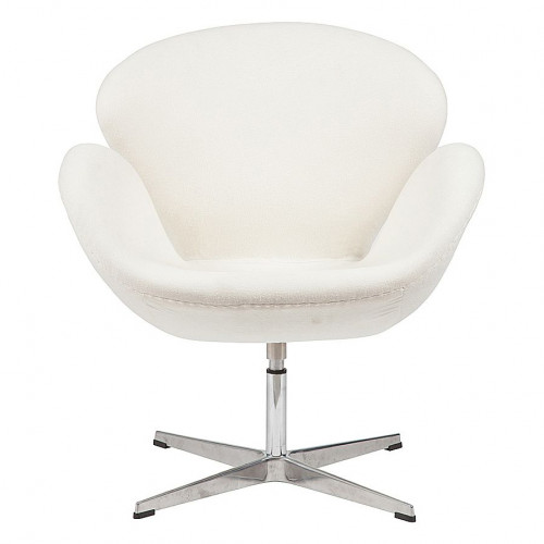 кресло swan chair белое в Дзержинске