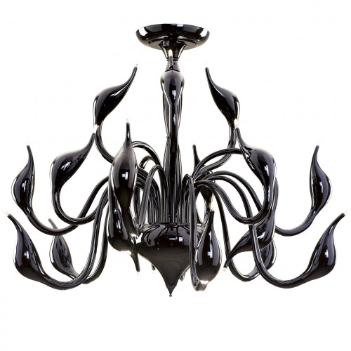 потолочная люстра lightstar cigno collo bk 751187 в Дзержинске