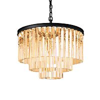 подвесной светильник odeon 6 black/amber от delight collection в Дзержинске