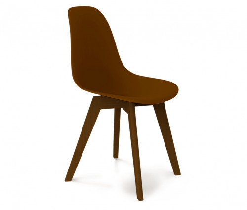 стул dsw коричневый s39 (eames style) в Дзержинске