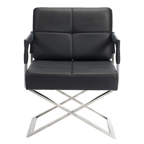 кресло aster x chair кожа черное в Дзержинске