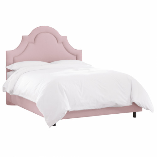 кровать двуспальная 160х200 розовая kennedy lilac linen в Дзержинске