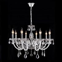 подвесная люстра crystal lux glamour sp-pl8 белая в Дзержинске