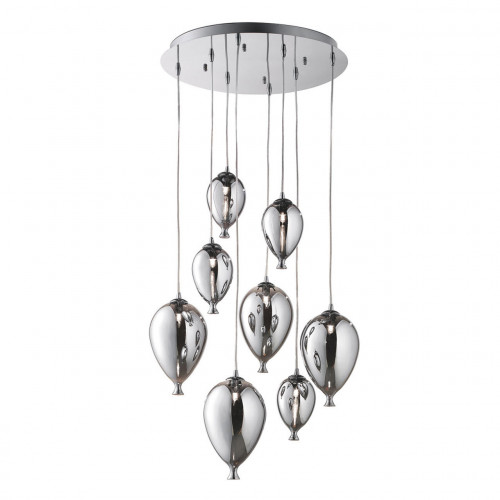 подвесная люстра ideal lux clown sp8 cromo в Дзержинске