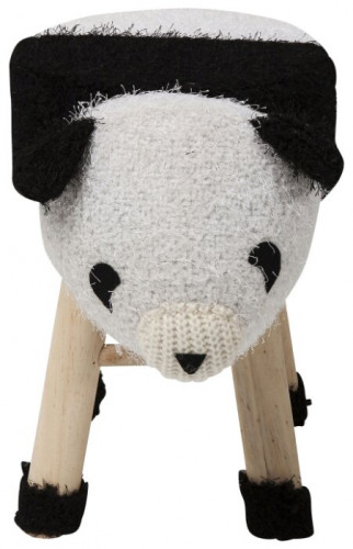 kare design пуф panda, коллекция "панда" 40*35*27, полиэстер, полиуретан, сосна, белый в Дзержинске
