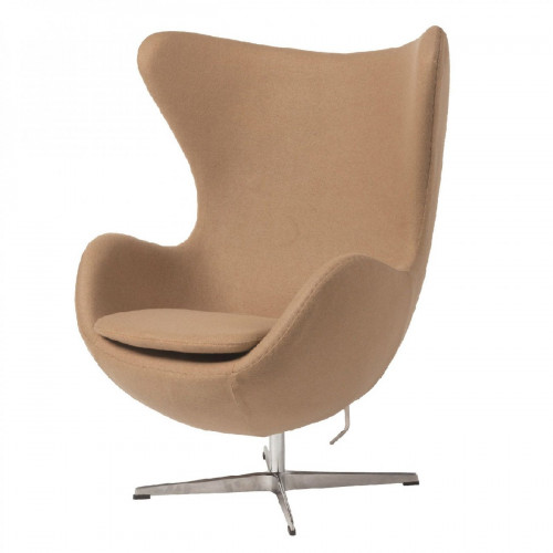 кресло egg chair коричневое в Дзержинске