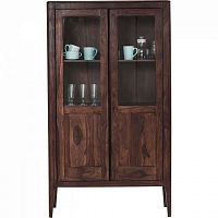 шкаф-витрина brooklyn walnut коричневый 100x40 в Дзержинске
