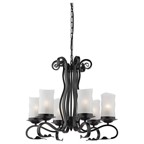 подвесная люстра arte lamp scroll a7915lm-6bk в Дзержинске