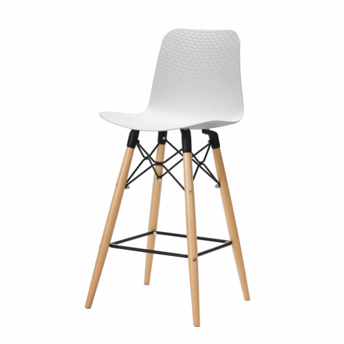 полубарный стул eiffel (eames style) белый в Дзержинске