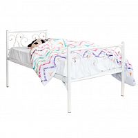 кованая кровать детская 70х160 белая лацио kids в Дзержинске