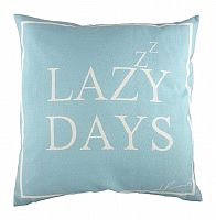 подушка с надписью lazy days в Дзержинске