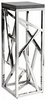 консоль geometric высокая 40x40x110 металл, серая столешница в Дзержинске