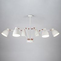потолочная люстра eurosvet loft 70084/6 белый в Дзержинске