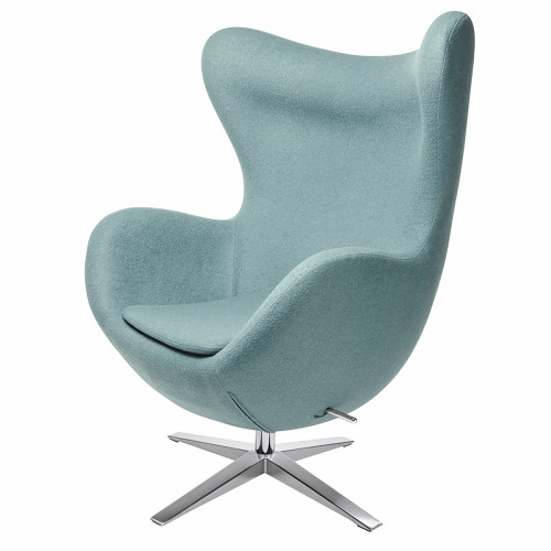 кресло egg chair светло-голубое в Дзержинске
