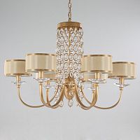 подвесная люстра newport 2906/c бежевая в Дзержинске