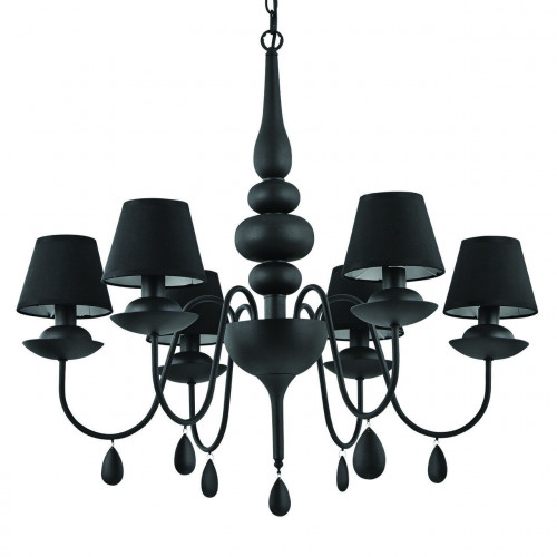 подвесная люстра ideal lux blanche sp6 nero в Дзержинске