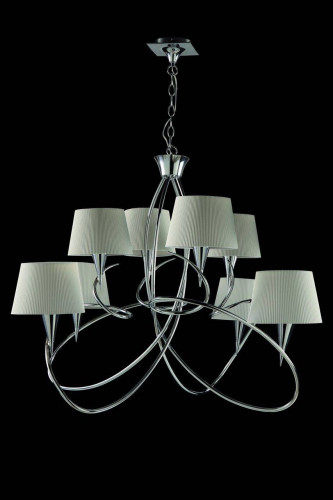 подвесная люстра mantra mara chrome - white 1654 в Дзержинске