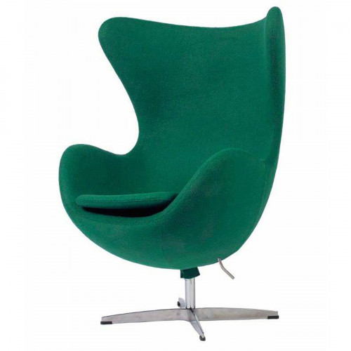 кресло egg chair темно-зеленое в Дзержинске