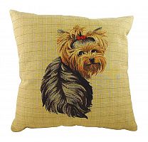 подушка с фото йоркширского терьера yorkie sitting в Дзержинске